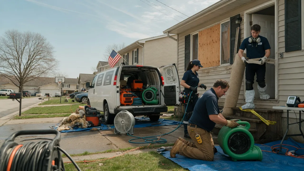 Water Damage Restoration in Deputy, IN near me